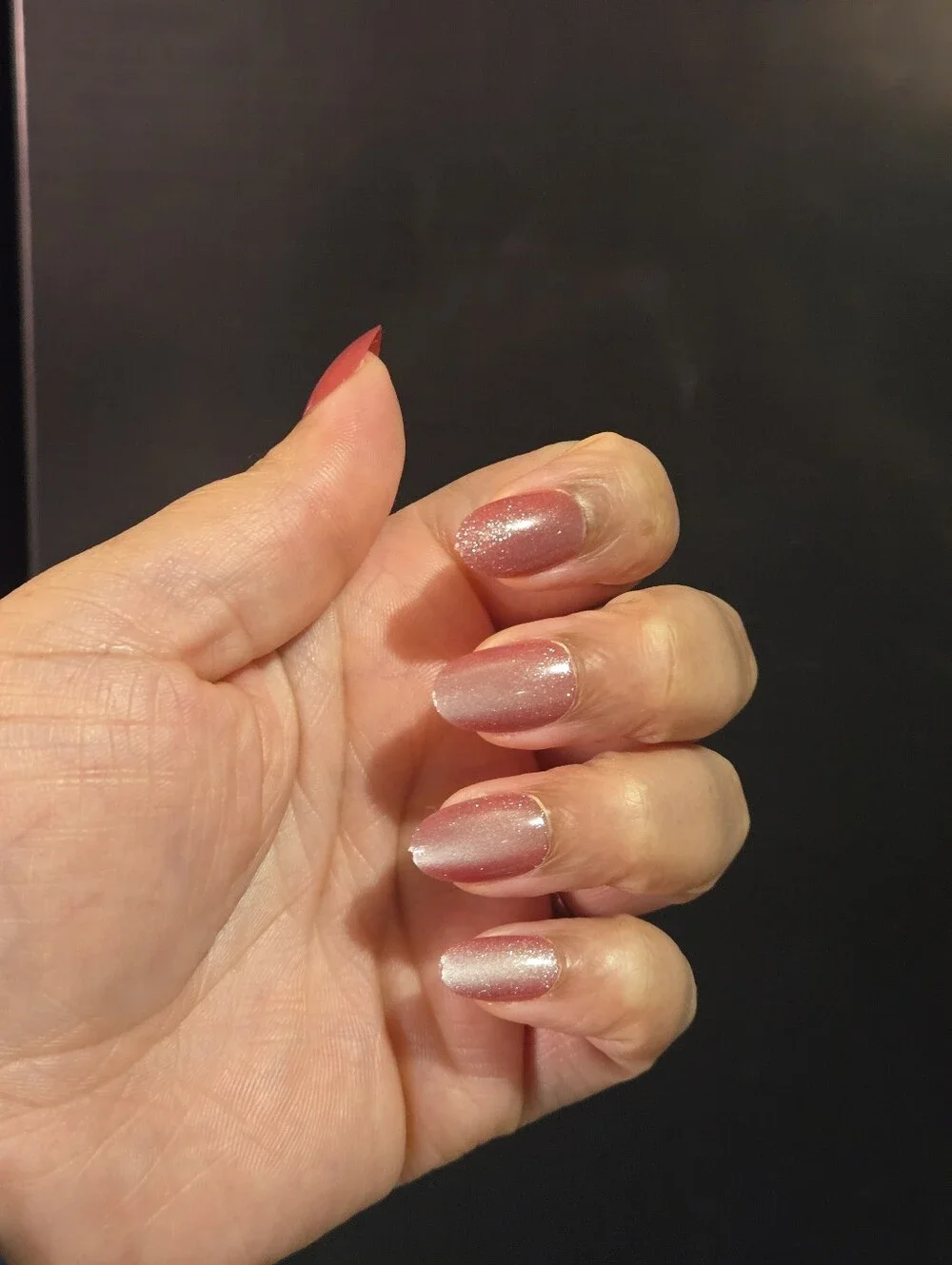Mauve Pink Press-On Nails Set